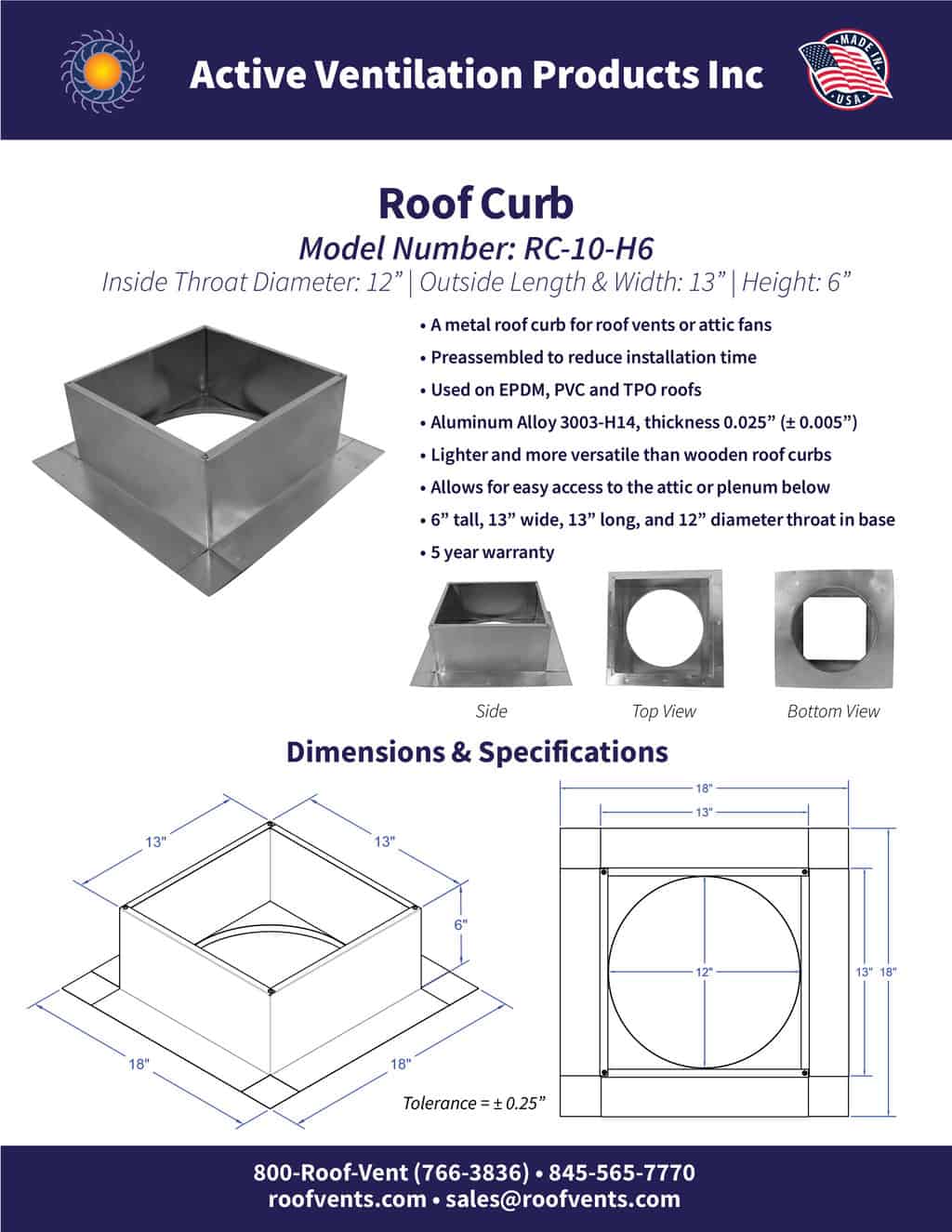 Specifications