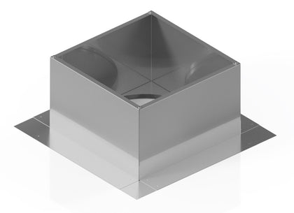 Square Roof Curb for 10" Diameter Vent | 8" high walls