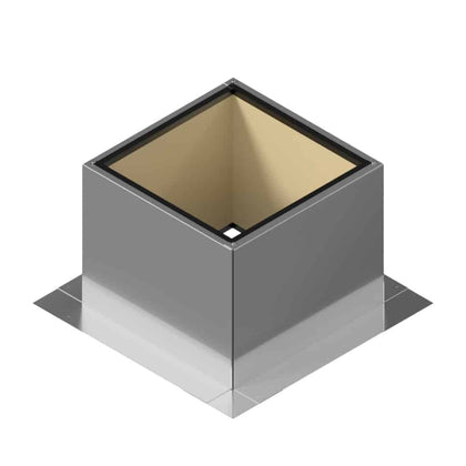 Insulated Square Roof Curb for 12" Diameter Vent | 12" high walls