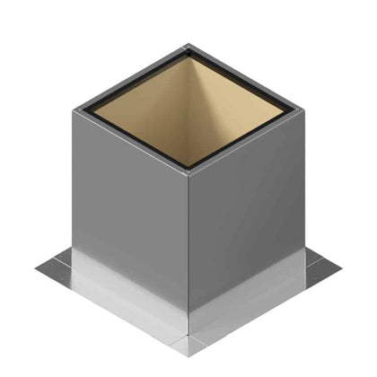 Insulated Square Roof Curb for 12" Diameter Vent | 18" high walls