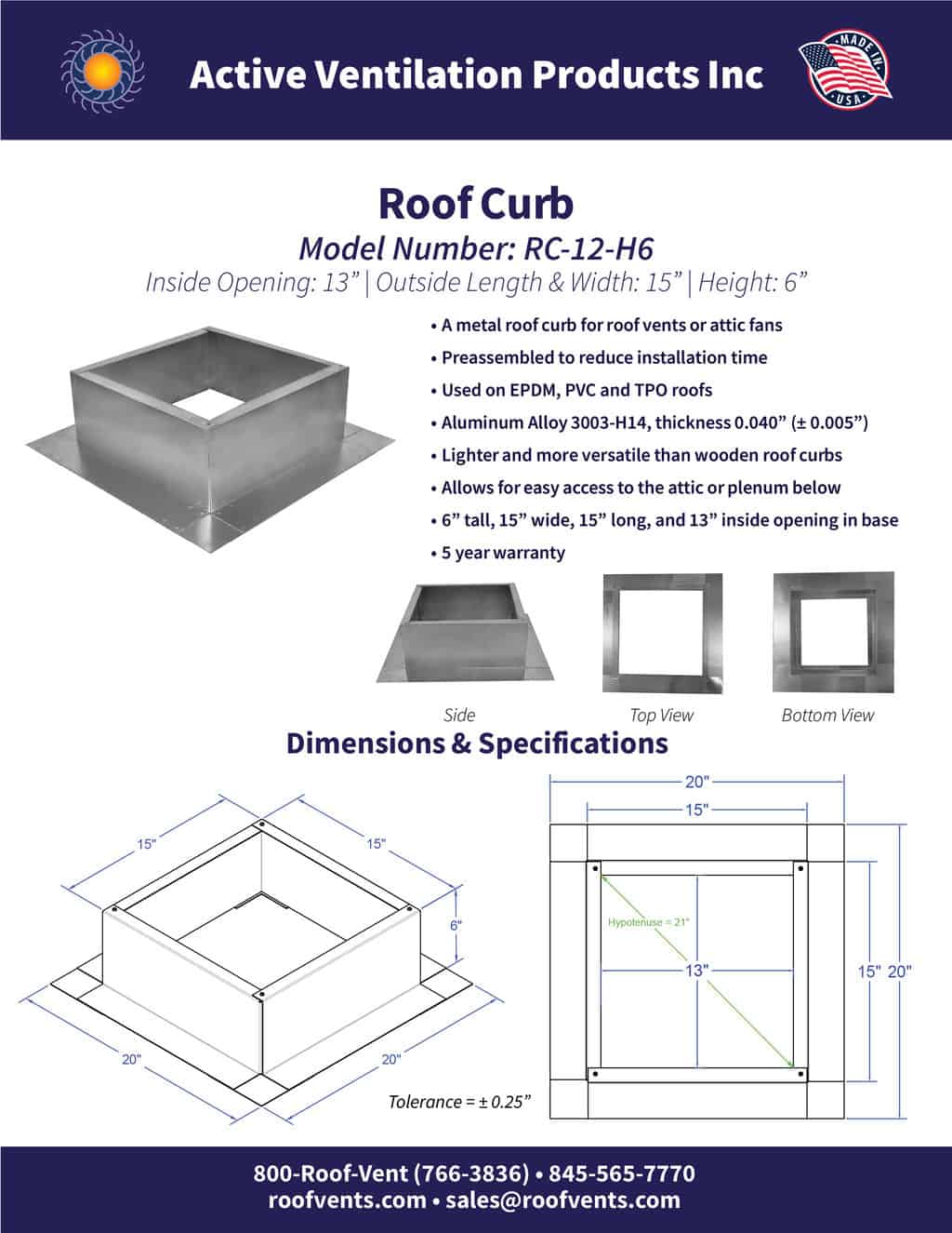 Specifications