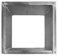 Insulated Square Roof Curb for 12" Diameter Vent | 8" high walls - Active Ventilation Products