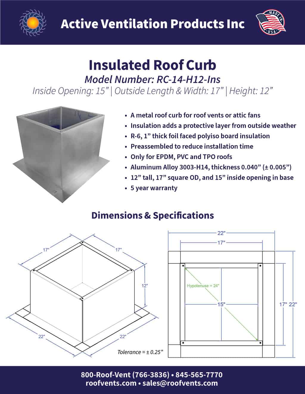 Specifications