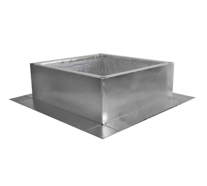 Model RC-14-H6-Ins |  Roof Curb for 14" Diameter Vent | 6" high walls | Insulated Walls