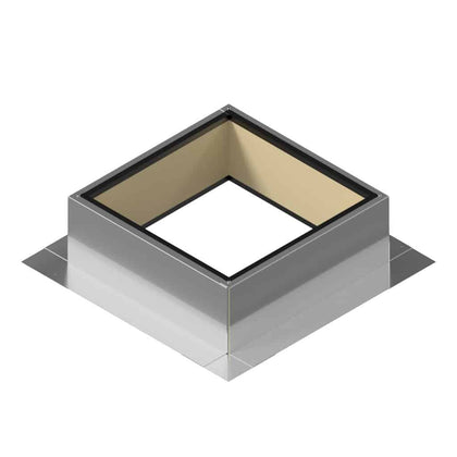 Insulated Square Roof Curb for 14" Diameter Vent | 6" high walls