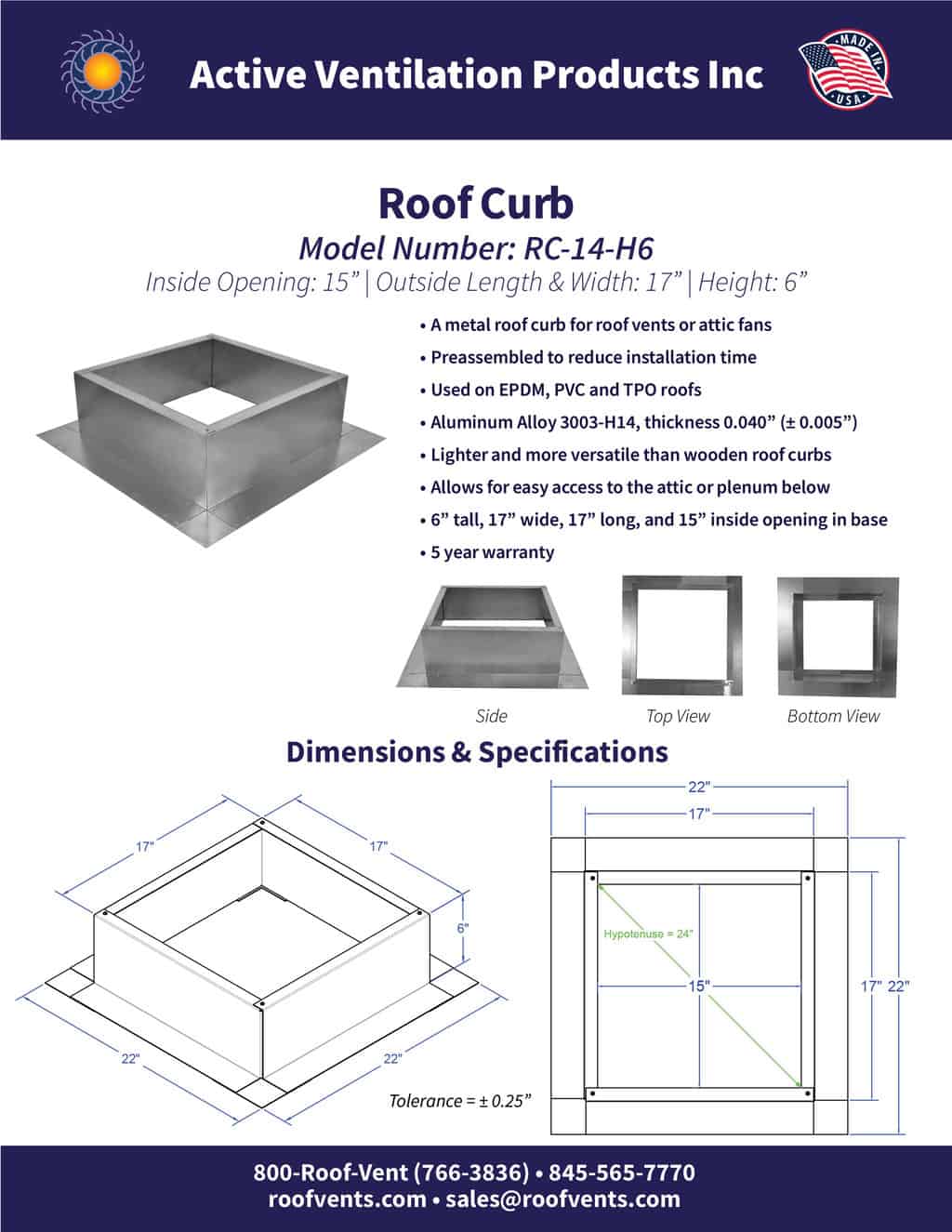 Specifications