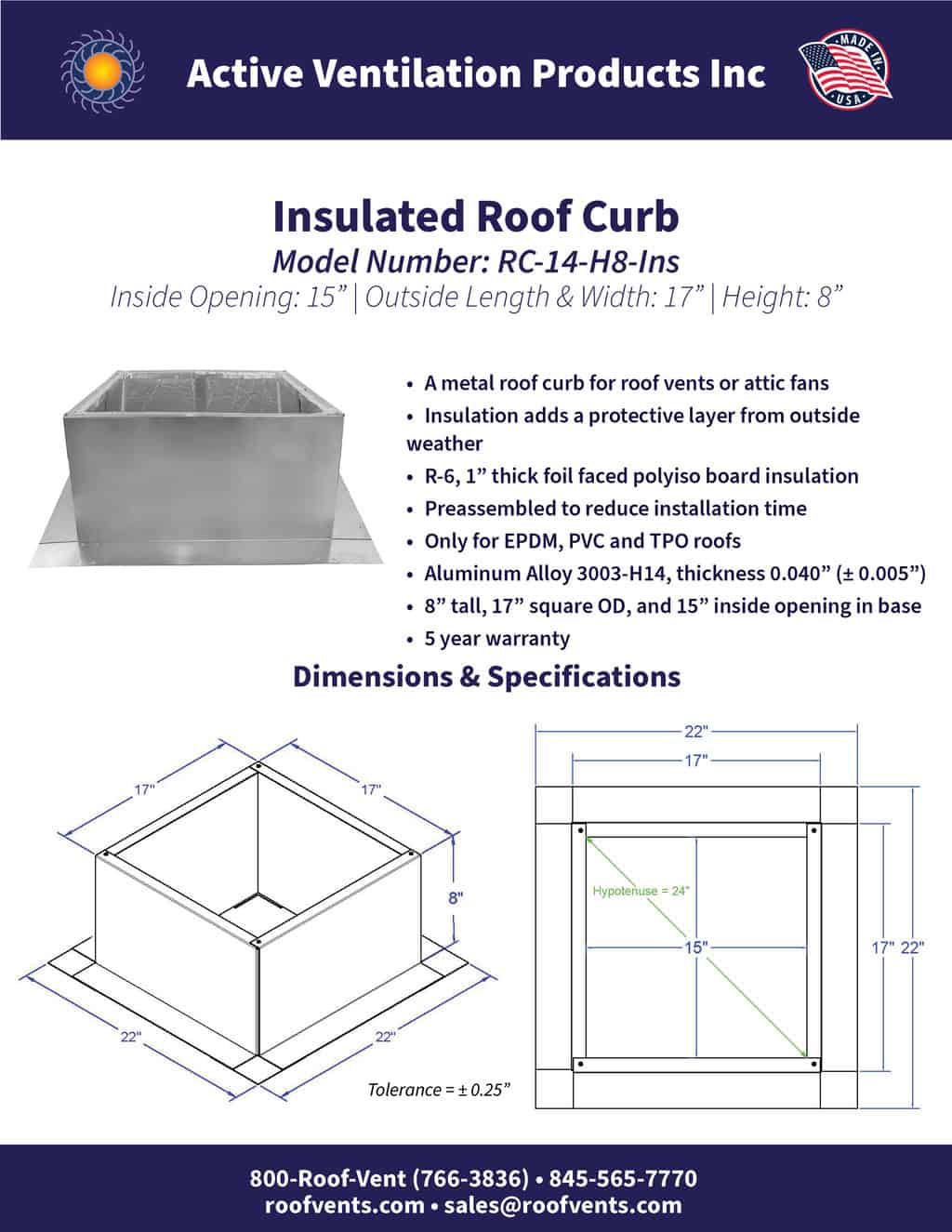 Specifications