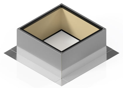 Insulated Square Roof Curb for 14" Diameter Vent | 8" high walls