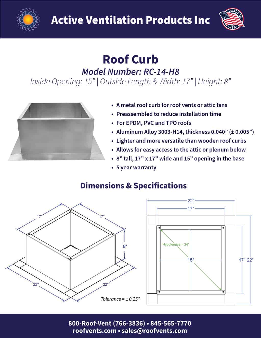 Specifications