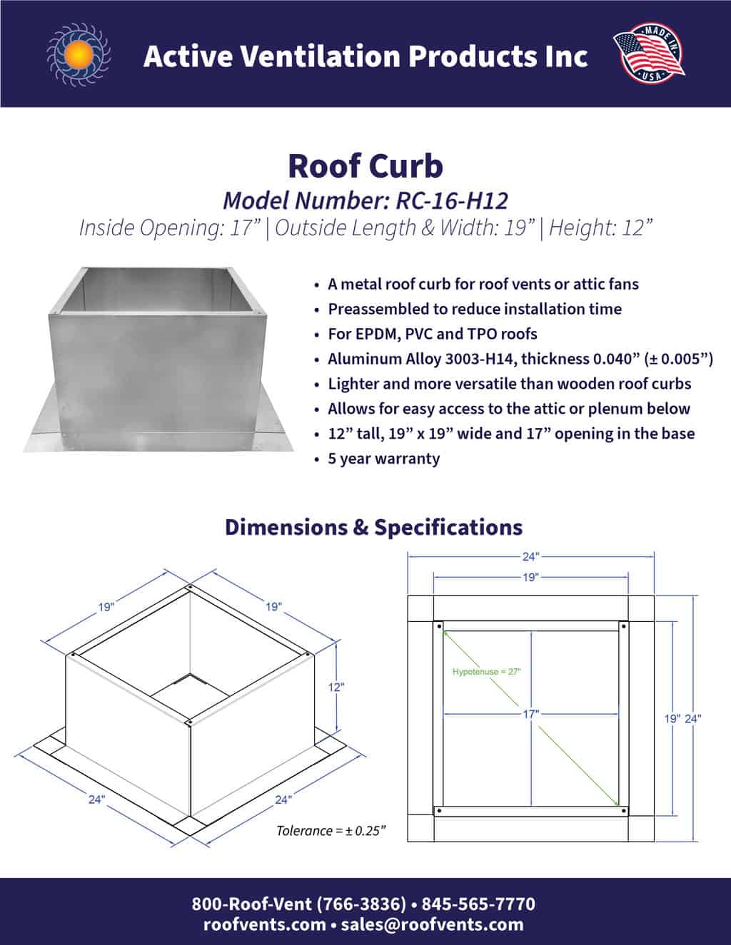 Specifications