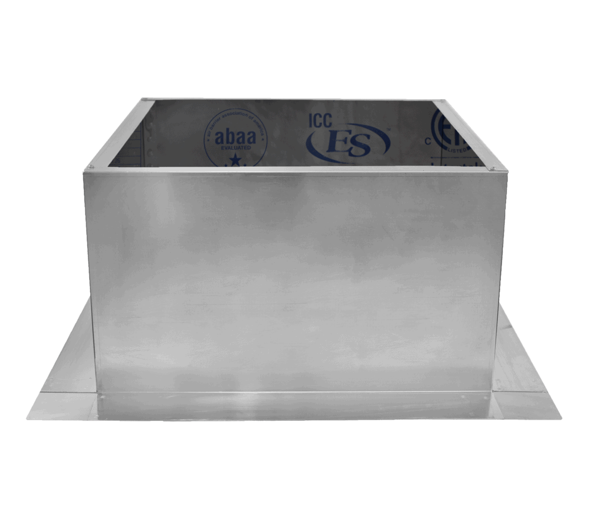 Model RC-18-H12-Ins | Roof Curb for 18" Diameter Vent | 12" high walls | Insulated Walls