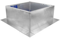 Insulated Square Roof Curb for 18" Diameter Vent | 8" high walls - Active Ventilation Products