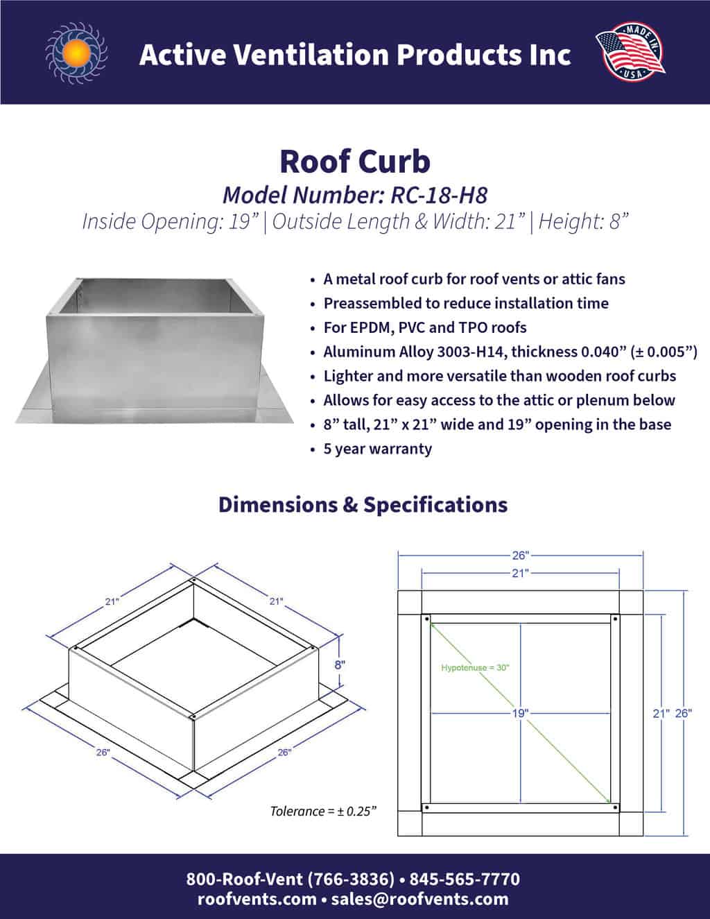 Specifications