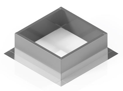 Square Roof Curb for 18" Diameter Vent | 8" high walls