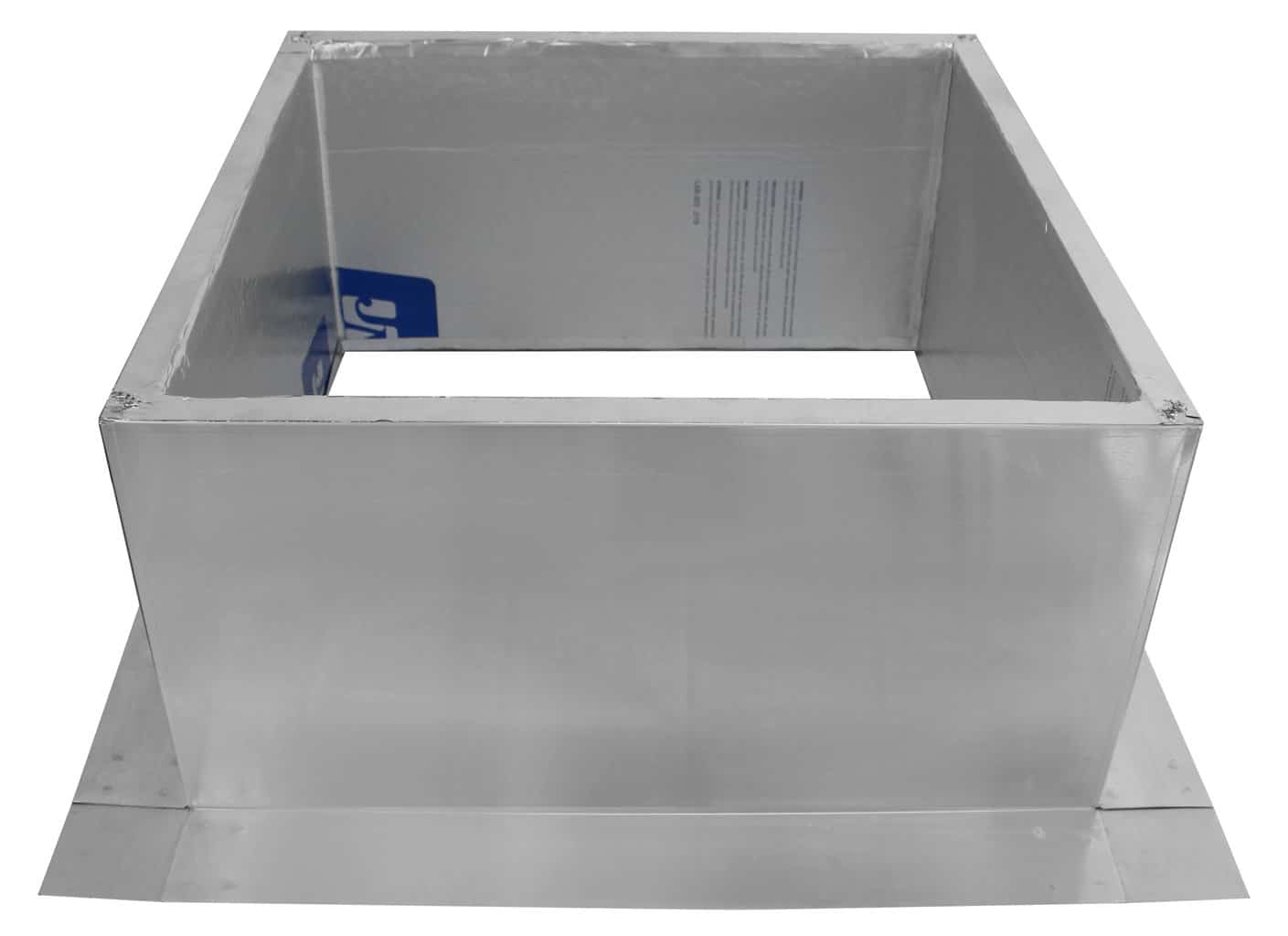 Model RC-20-H12-Ins |  Roof Curb for 20" Diameter Vent | 12" high walls | Insulated Walls