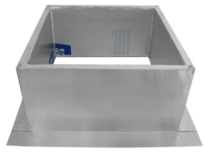 Model RC-20-H12-Ins |  Roof Curb for 20" Diameter Vent | 12" high walls | Insulated Walls