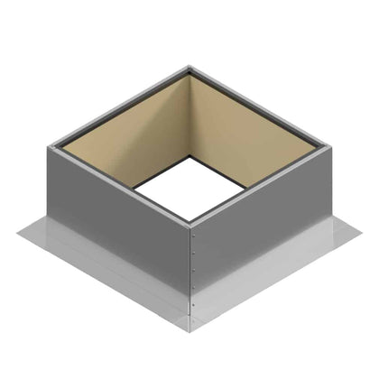 Insulated Square Roof Curb for 20" Diameter Vent | 12" high walls