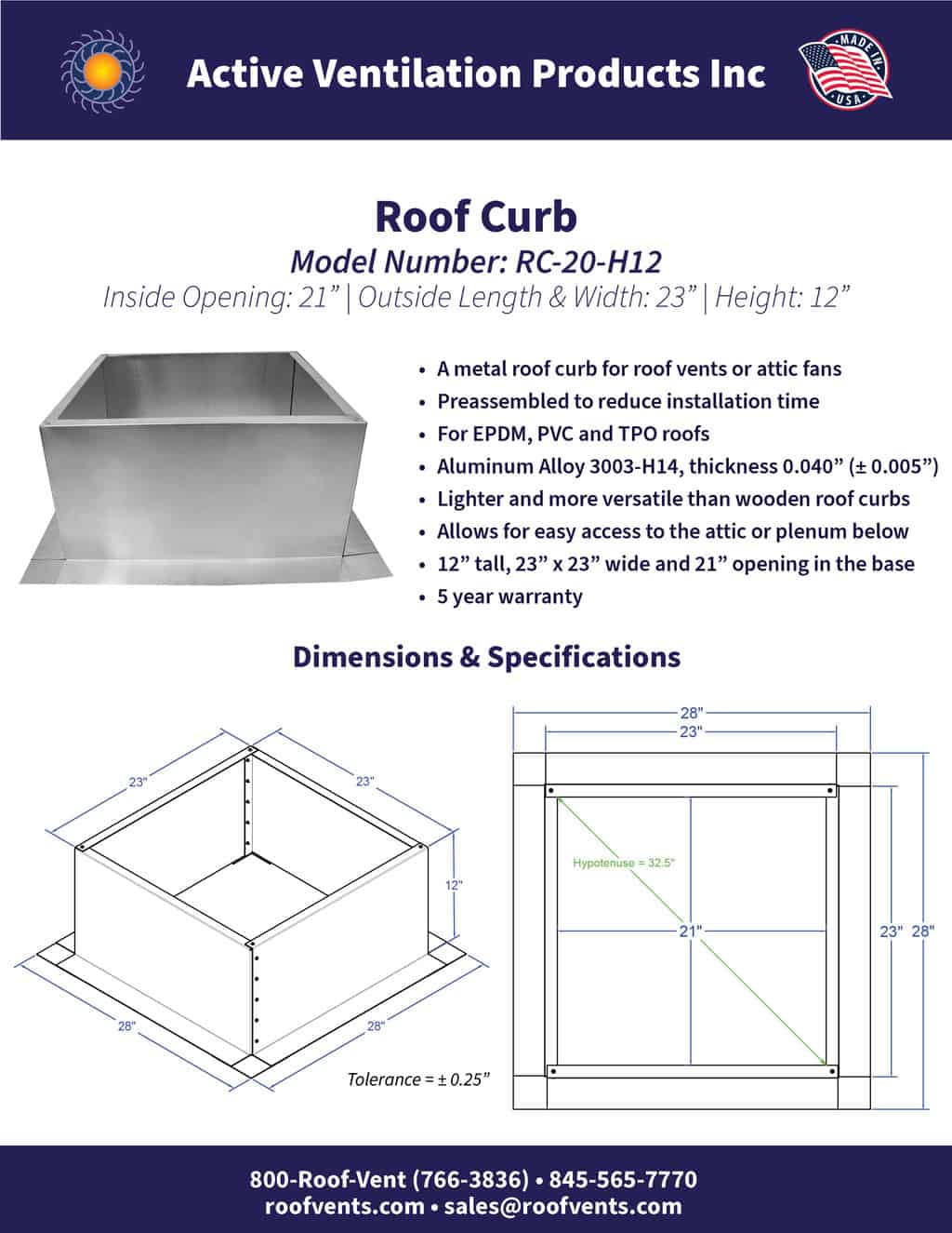 Specifications