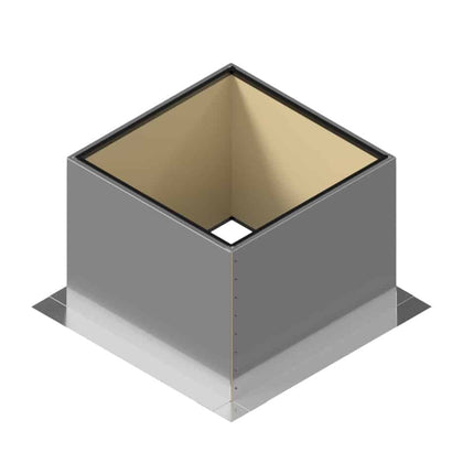 Insulated Square Roof Curb for 20" Diameter Vent | 18" high walls