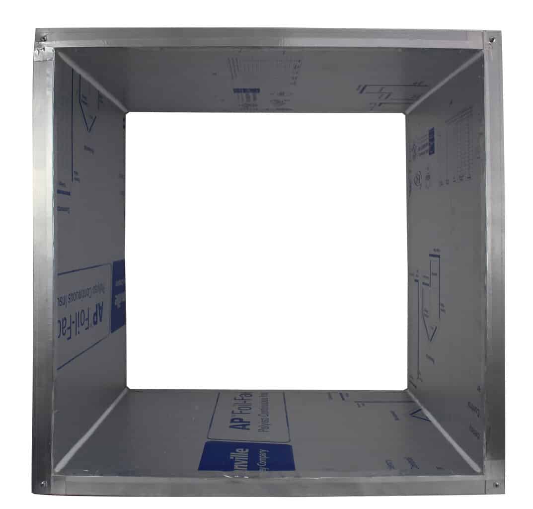 Model RC-20-H18-Ins |  Roof Curb for 20" Diameter Vent | 18" high walls | Insulated Walls