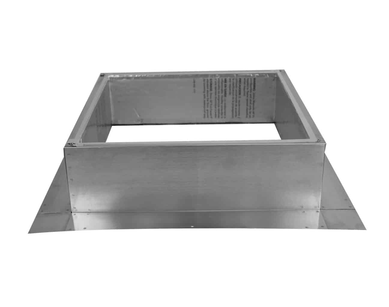 Model RC-20-H6-Ins |  Roof Curb for 20" Diameter Vent | 6" high walls | Insulated Walls