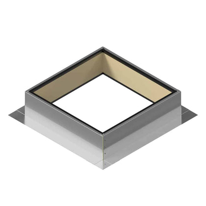 Insulated Square Roof Curb for 20" Diameter Vent | 6" high walls