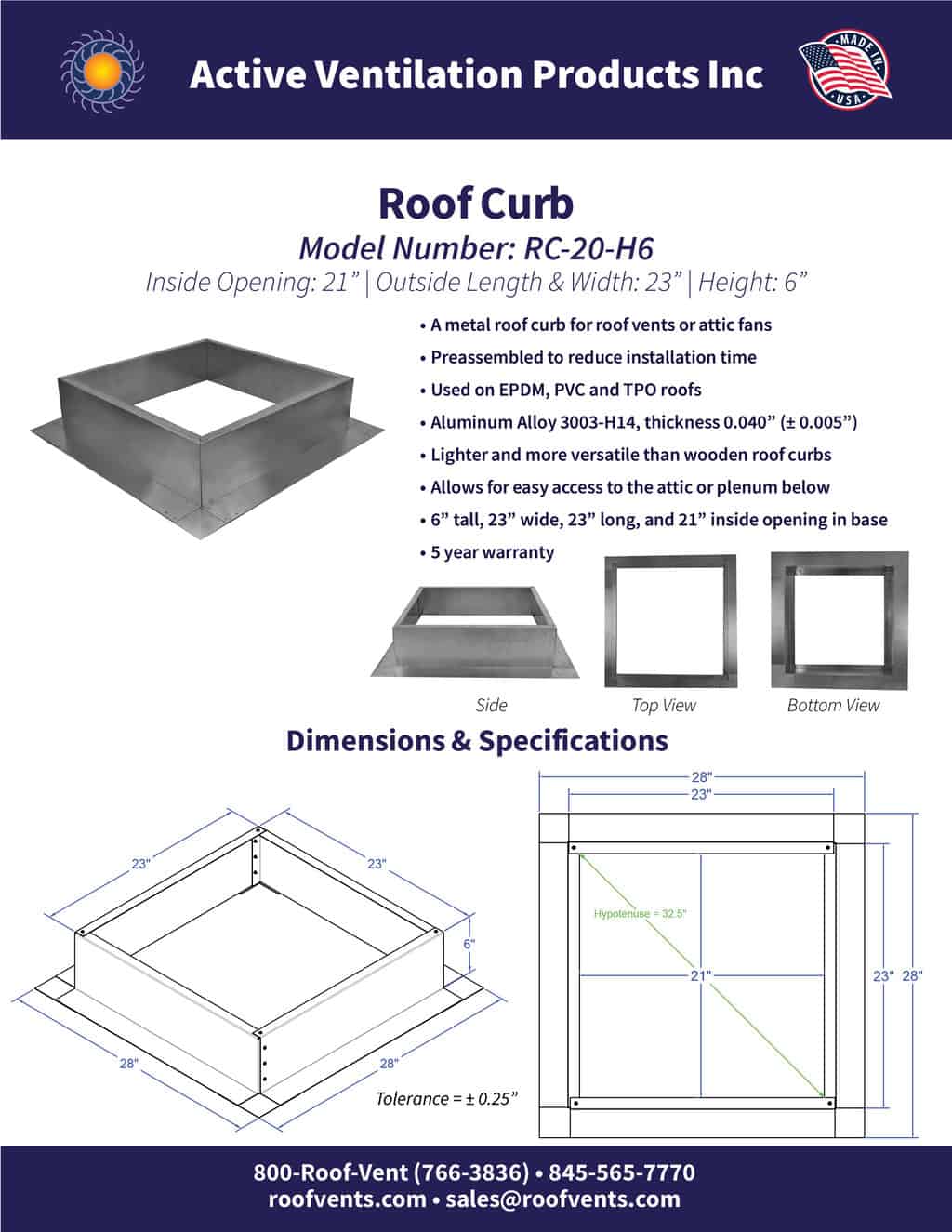 Specifications