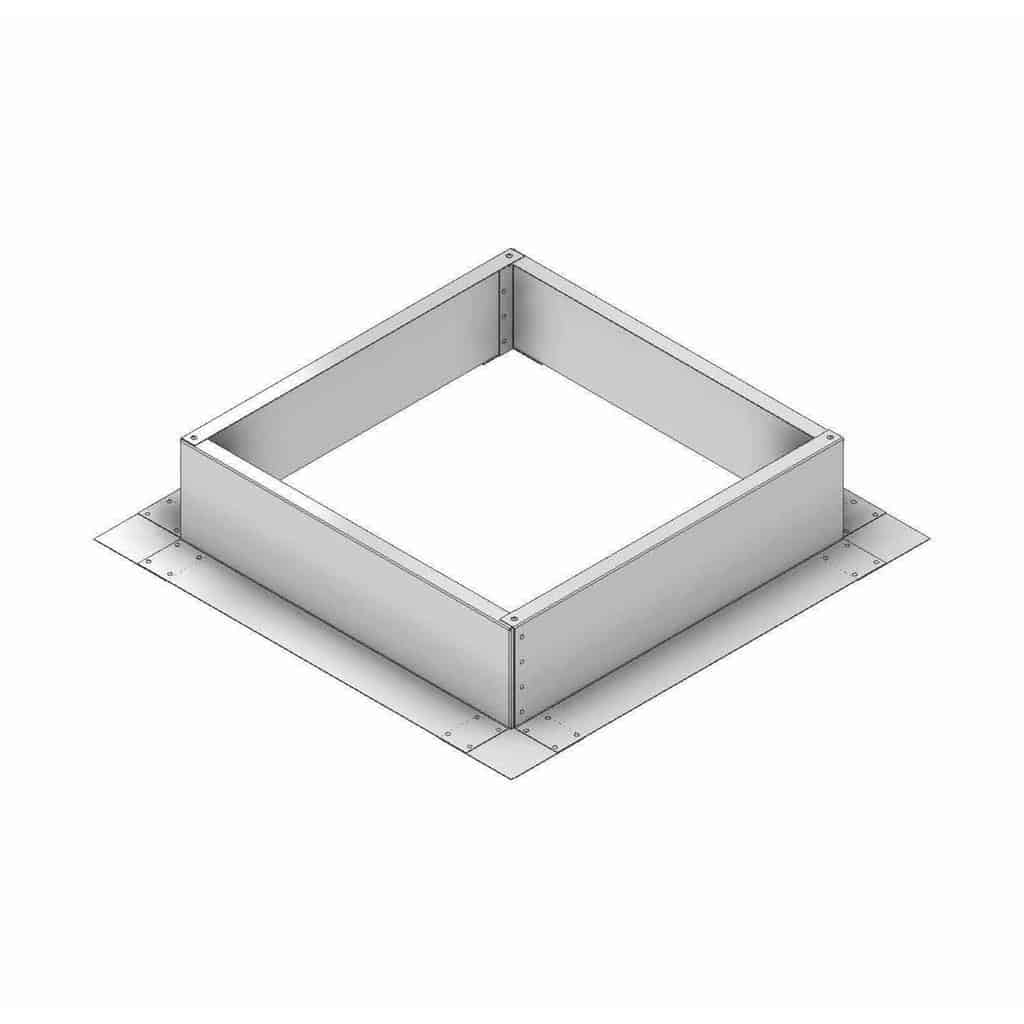 Roof Curb for 20" Diameter Vent | 6" high walls