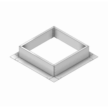 Square Roof Curb for 20" Diameter Vent | 6" high walls