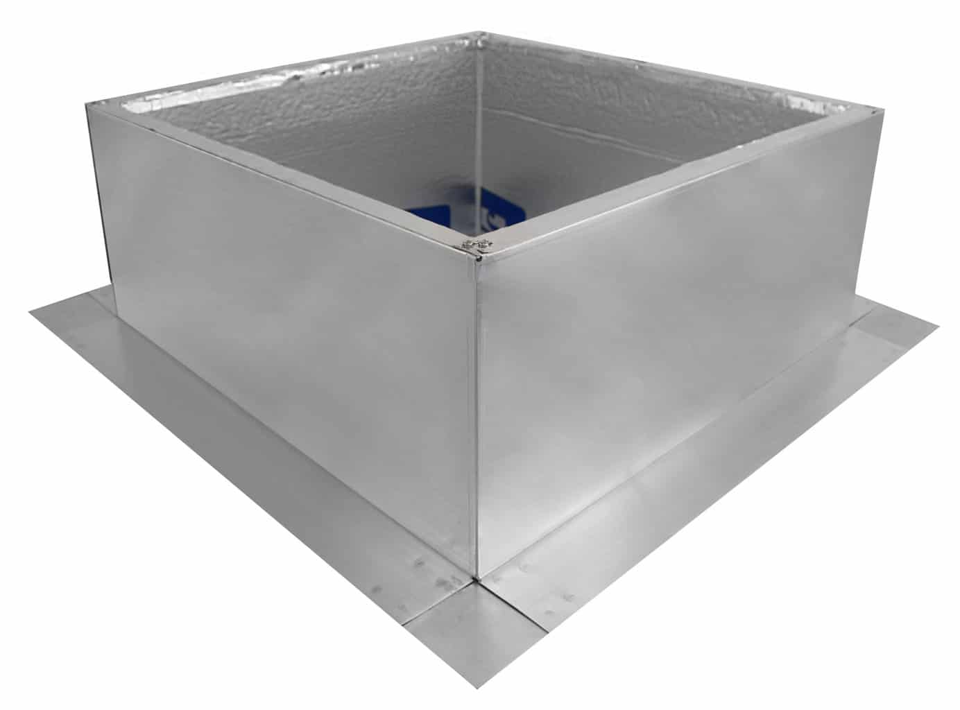 Model RC-20-H8-Ins |  Roof Curb for 20" Diameter Vent | 8" high walls | Insulated Walls