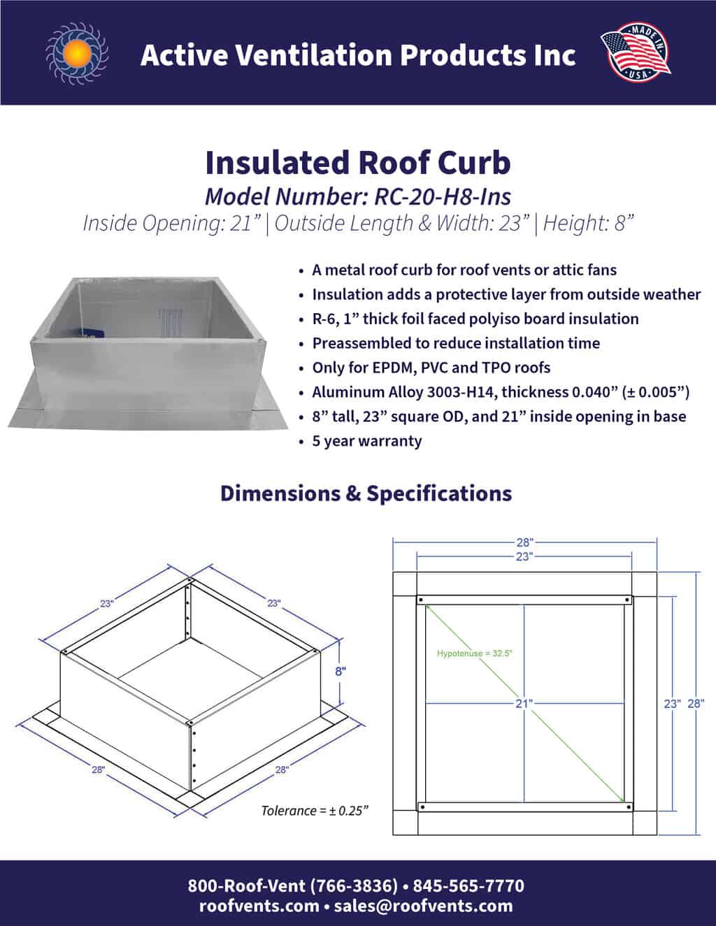 Specifications