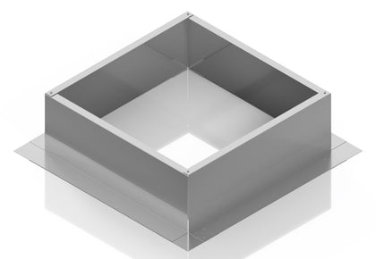 Square Roof Curb for 20" Diameter Vent | 8" high walls