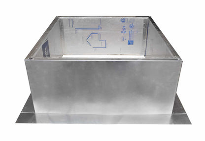 Model RC-24-H12-Ins |  Roof Curb for 24" Diameter Vent | 12" high walls | Insulated Walls