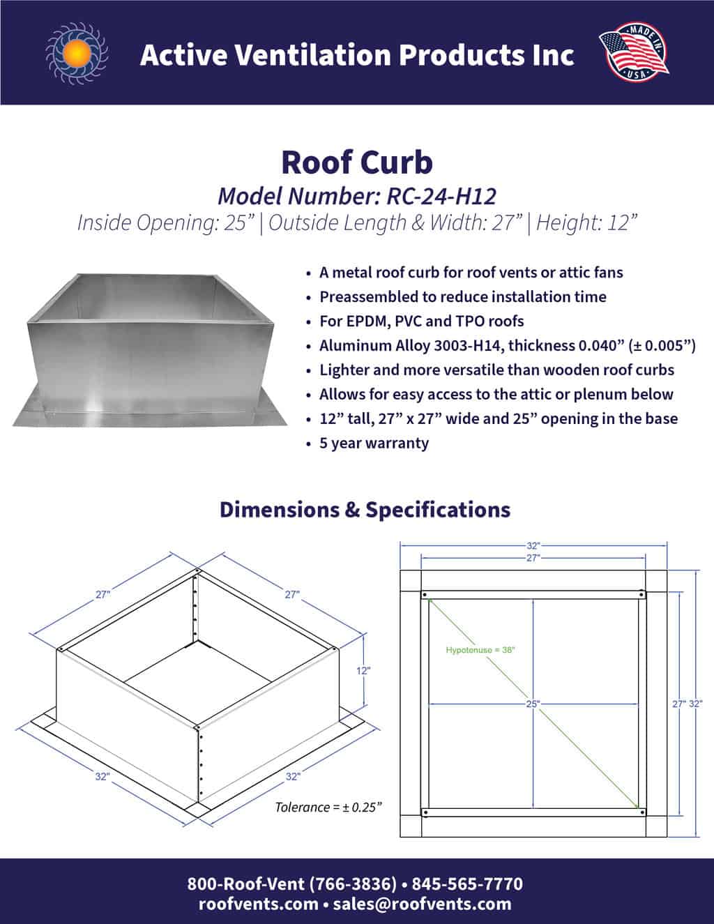 Specifications