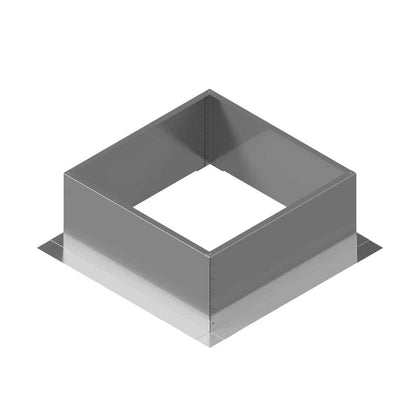 Square Roof Curb for 24" Diameter Vent | 12" high walls