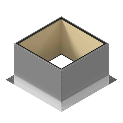 Insulated Square Roof Curb for 24" Diameter Vent | 18" high walls