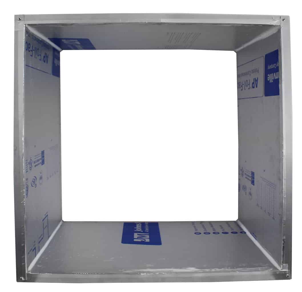 Model RC-24-H18-Ins |  Roof Curb for 24" Diameter Vent | 18" high walls | Insulated Walls