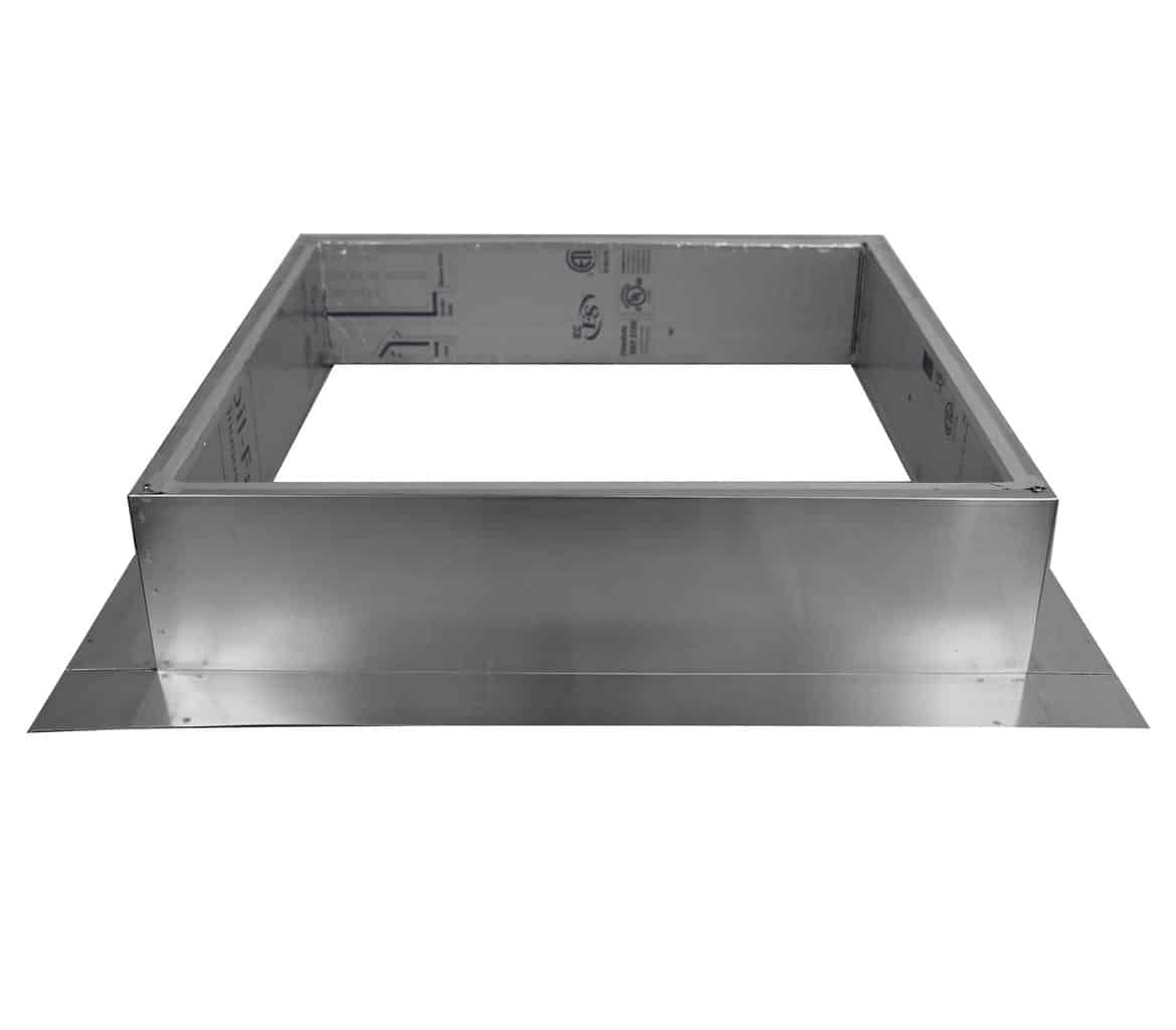 Model RC-24-H6-Ins |  Roof Curb for 24" Diameter Vent | 6" high walls | Insulated Walls