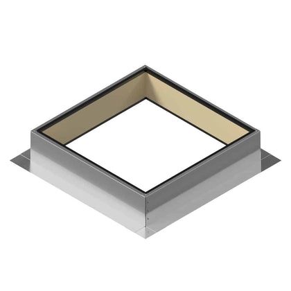 Insulated Square Roof Curb for 24" Diameter Vent | 6" high walls