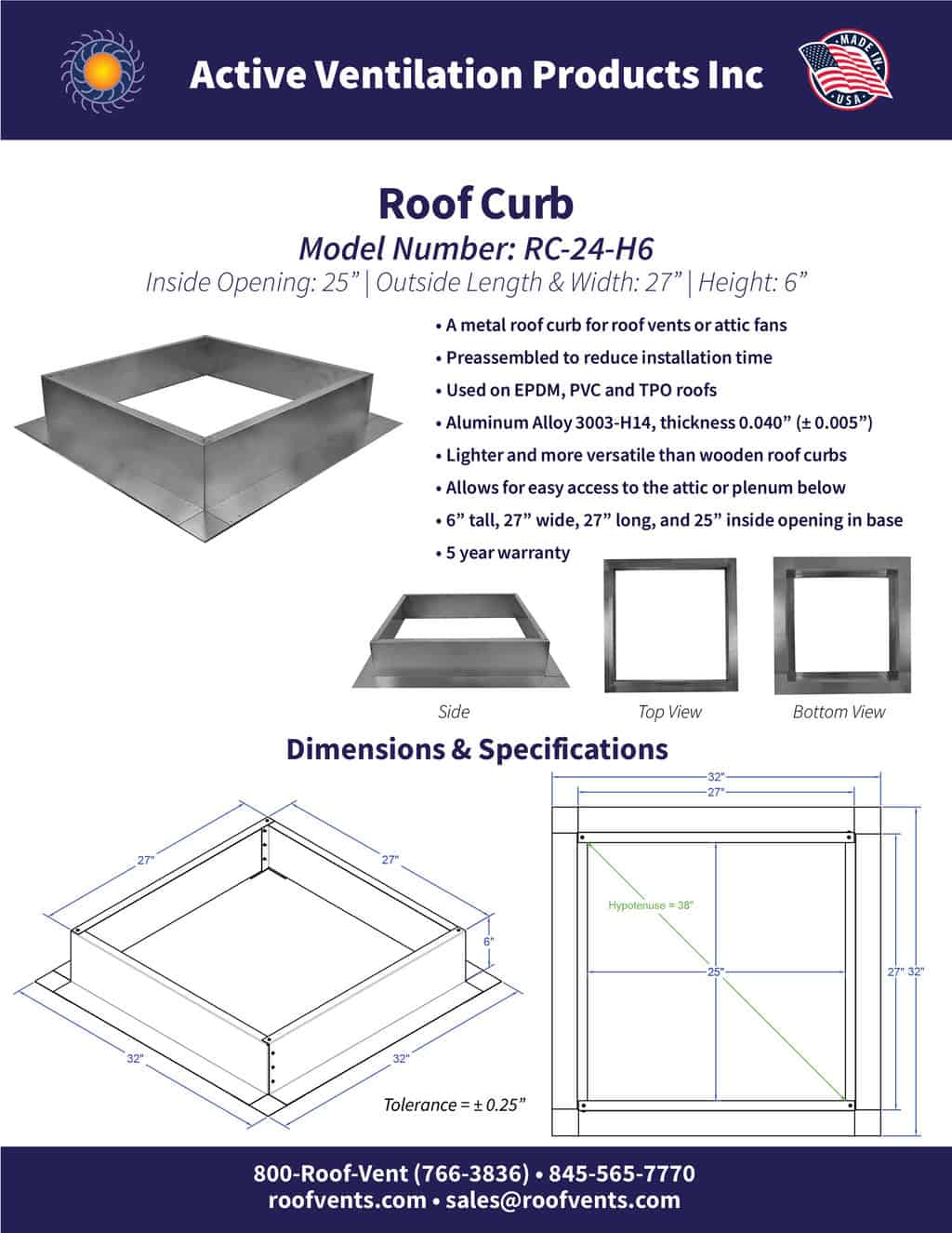 Specifications