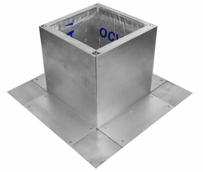 Model RC-3-H6-Ins |  Roof Curb for 3" Diameter Vent | 6" high walls | Insulated Walls