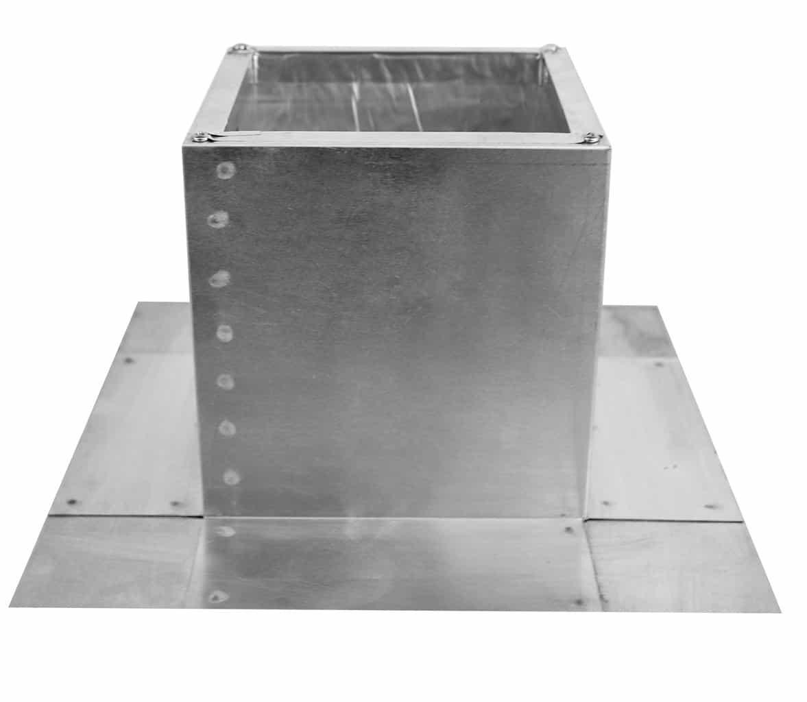 Model RC-3-H6-Ins |  Roof Curb for 3" Diameter Vent | 6" high walls | Insulated Walls