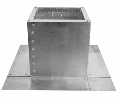 Model RC-3-H6-Ins |  Roof Curb for 3" Diameter Vent | 6" high walls | Insulated Walls