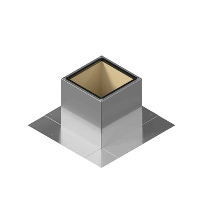 Insulated Square Roof Curb for 3" Diameter Vent | 6" high walls