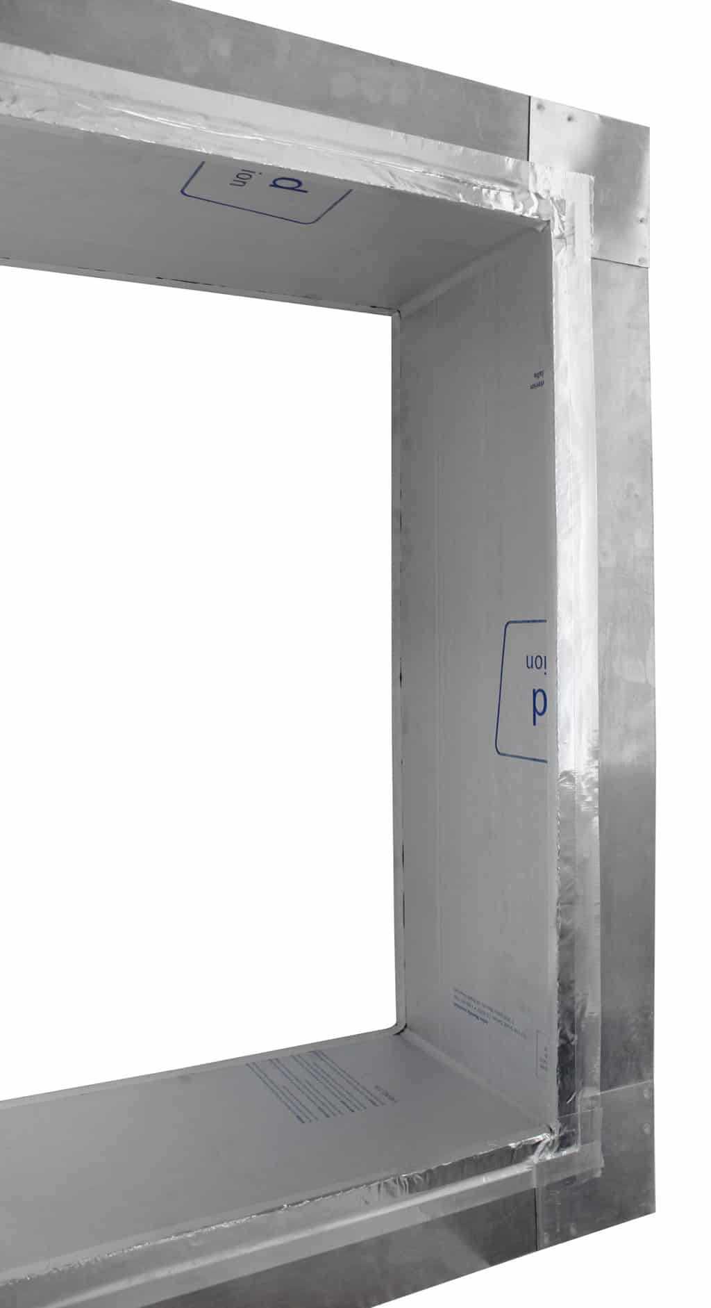 Model RC-30-H12-Ins |  Roof Curb for 30" Diameter Vent | 12" high walls | Insulated Walls