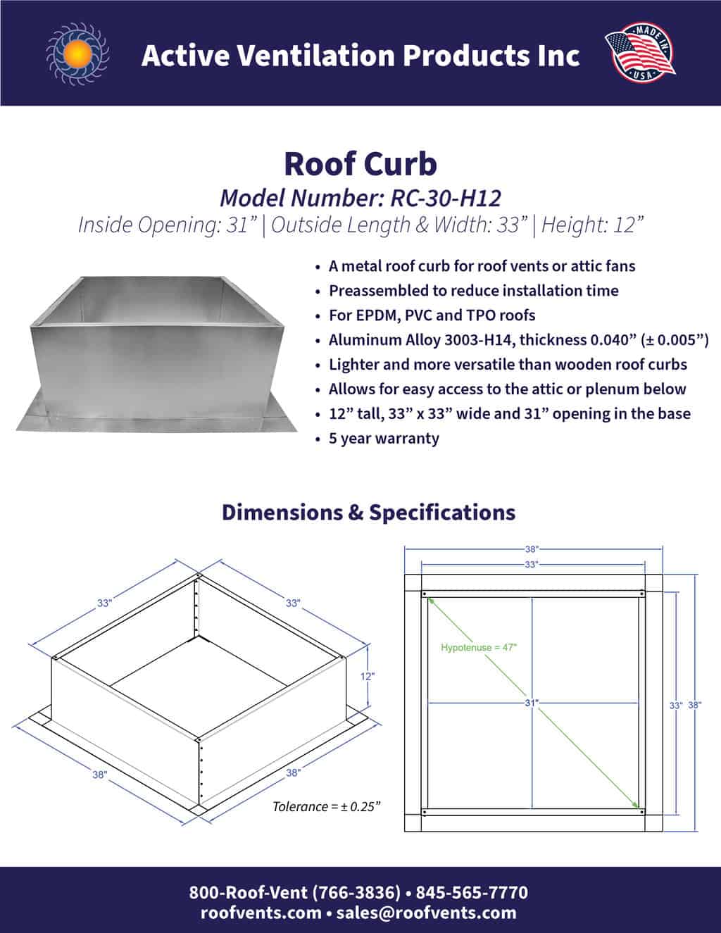 Specifications