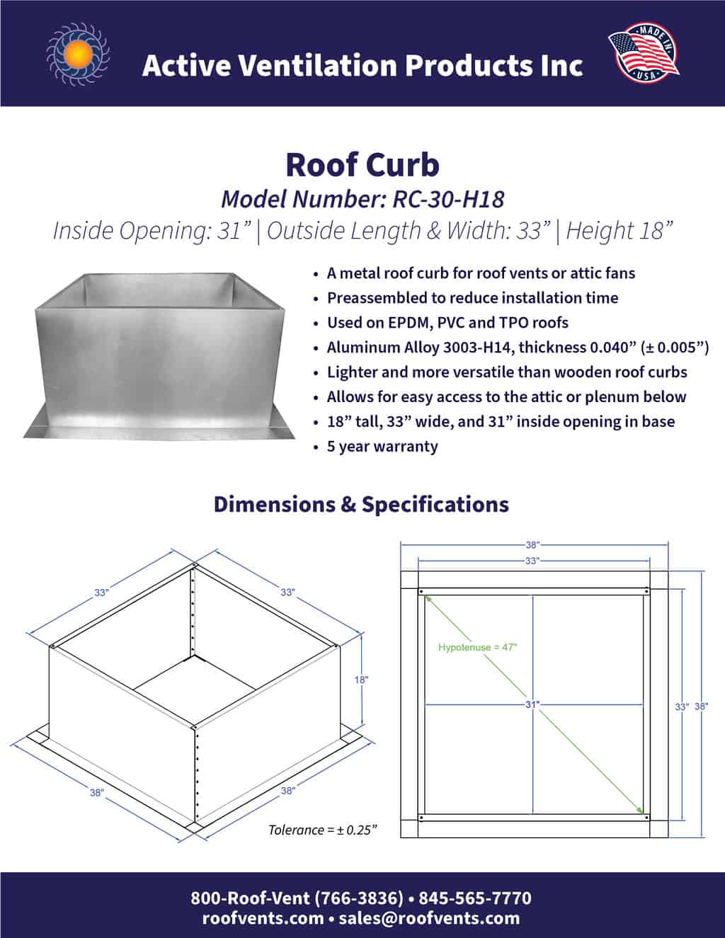 Specifications