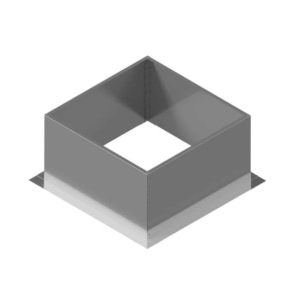 Square Roof Curb for 30" Diameter Vent | 18" high walls