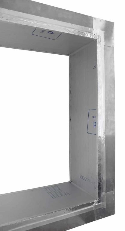 Model RC-30-H8-Ins |  Roof Curb for 30" Diameter Vent | 8" high walls | Insulated Walls