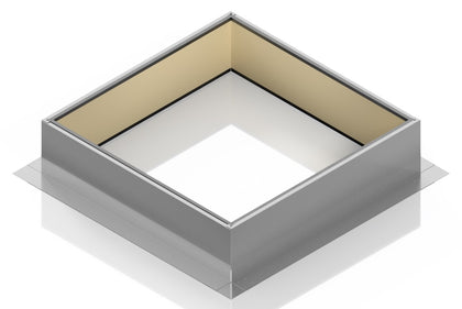 Insulated Square Roof Curb for 30" Diameter Vent | 8" high walls